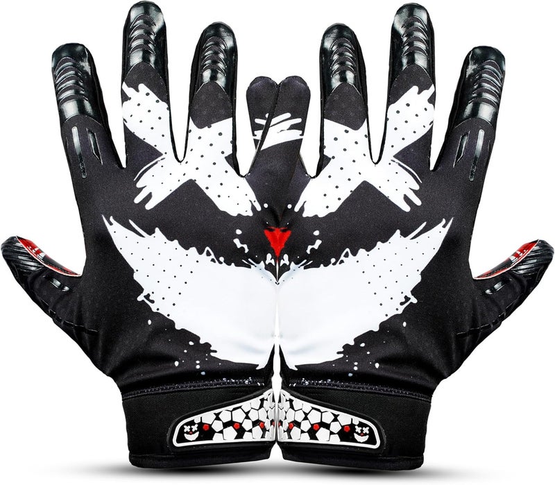 Repsters Jester 4.0 Football Gloves – Elite Pro Grip Receiver Gloves for Adults & Youth – Sticky Grip Football Gloves for Game Day, Training, High School, College, Style Wide Receiver Gear - Image 2